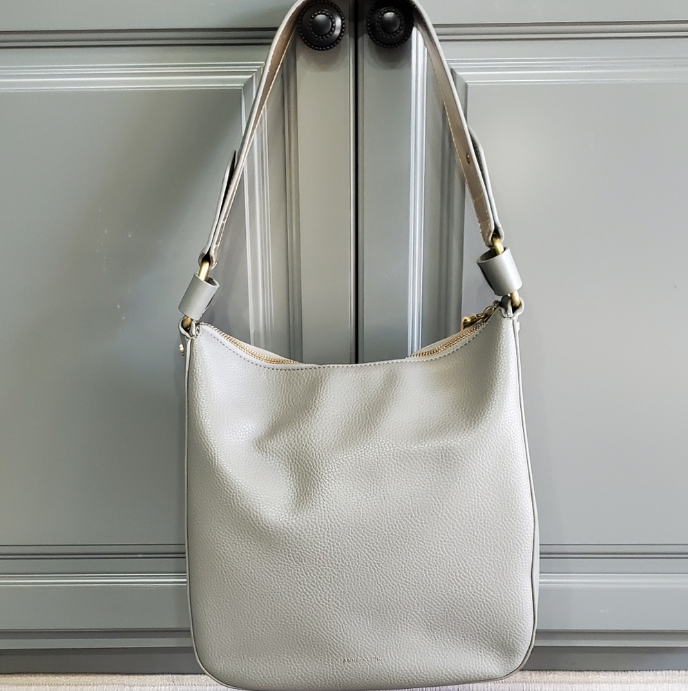 Ann Klein Gray Manmade Material Shoulder Bag⚜️🖤⚜️ - Picture 2 of 10
